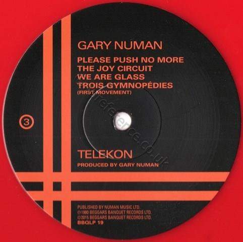 BBQLP 19 Red Vinyl C Side Label.